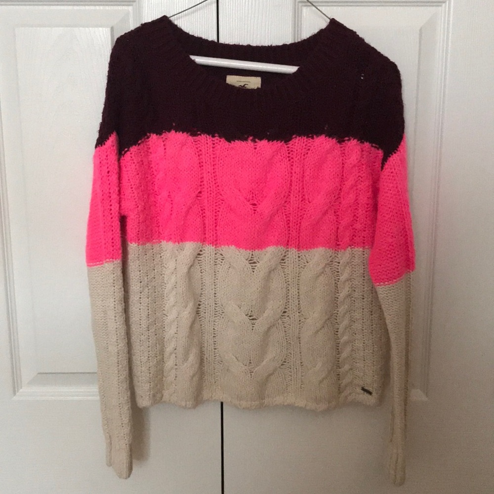 Knitted autumn sweater